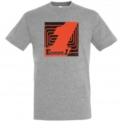 T-shirt Gris logo Orange Europe 1 T-shirt Gris logo Orange Europe 1