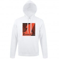 Sweat blanc logo Orange Europe 1